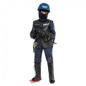 Детский костюм полицейского спецназа (11937) 104 см VENEZIANO. Цвет: синий