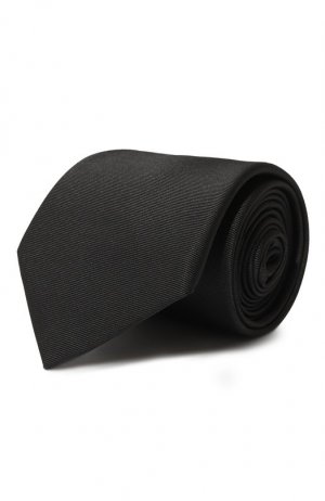 Шелковый галстук Lanvin. Цвет: серый