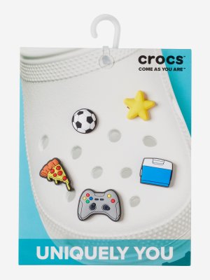 Украшение для обуви Soccer All Star 5 Pack, Мультицвет Crocs. Цвет: мультицвет
