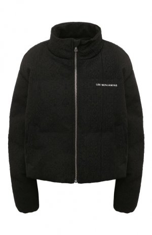Утепленная куртка Les Benjamins. Цвет: чёрный