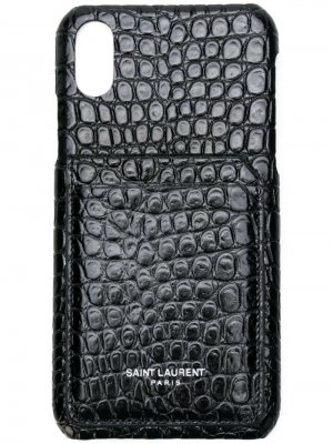 Чехол для iPhone 10 Saint Laurent. Цвет: черный