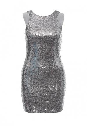 Платье BlinQ. Цвет: серебряный