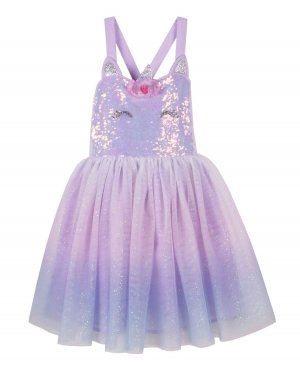 Платье-пачка с лифом пайетками и эффектом омбре для девочек-подростков Pink & Violet