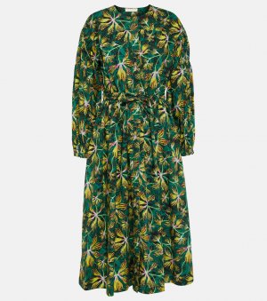 Платье миди adalie из хлопкового поплина с цветочным принтом , мультиколор Ulla Johnson