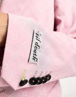 Пыльно-розовый пиджак kei Twisted Tailor