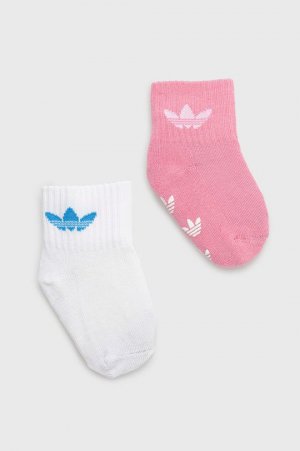 Детские носки 2 упаковки adidas Originals, розовый Originals