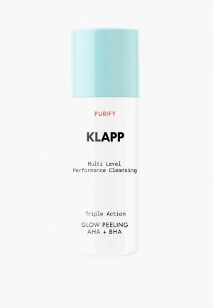 Пилинг для лица Klapp сияния кожи/Youth Purify Multi Level Performance Cleansing, 30 мл. Цвет: белый