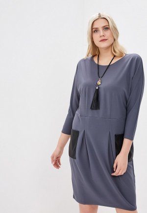 Платье Lavira Голди. Цвет: серый