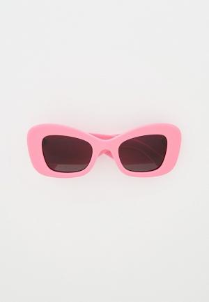 Очки солнцезащитные Alexander McQueen AM0434S 004. Цвет: розовый