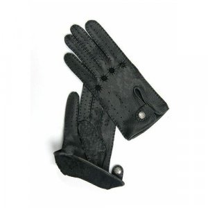 Перчатки , размер 6,5;7;7,5;6, черный Francesco Marconi. Цвет: черный /черный
