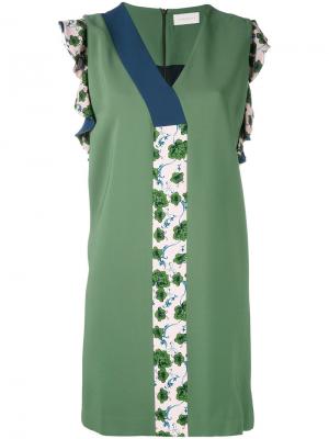 Mini dress Pardens. Цвет: зелёный
