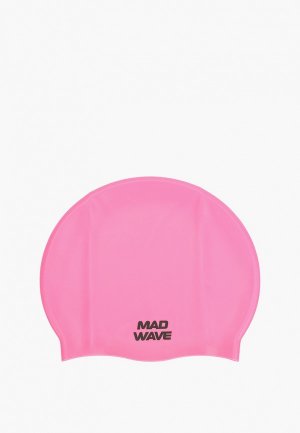 Шапочка для плавания MadWave Light BIG. Цвет: розовый