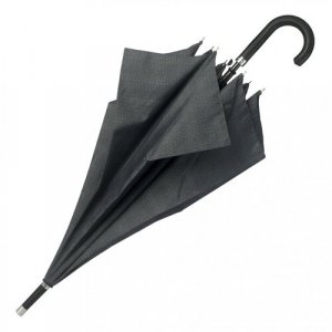 Зонт-трость , серый HUGO. Цвет: серый/темно-серый