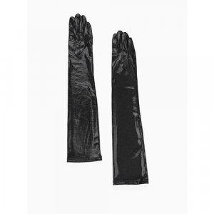 Перчатки , размер 7, черный Nadia Piskun. Цвет: черный