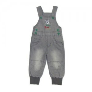 Полукомбинезон джинсовый для мальчика (Размер: 92), арт. 372537, цвет Серый Jacky. Цвет: синий