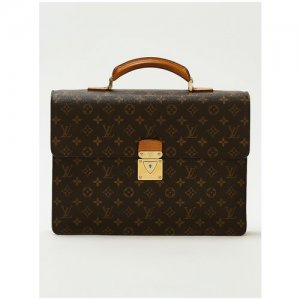 Ресейл сумка женская , Laguito, Коричневый, Отличное Louis Vuitton. Цвет: коричневый