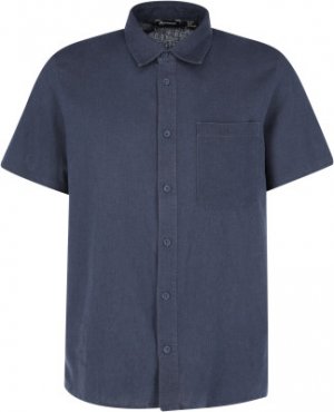 Рубашка с коротким рукавом мужская, размер 48 Outventure. Цвет: синий