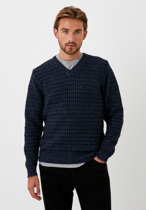Пуловер Стим. Цвет: синий