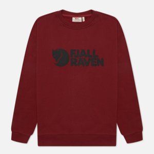 Мужская толстовка Logo Sweater Fjallraven. Цвет: бордовый