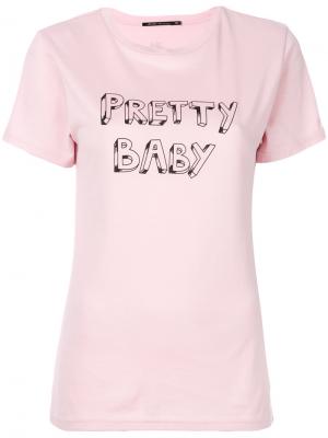 Футболка x J Brand Pretty Baby Bella Freud. Цвет: розовый и фиолетовый
