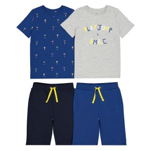 Комплект из 2 пижам LA REDOUTE COLLECTIONS. Цвет: серый