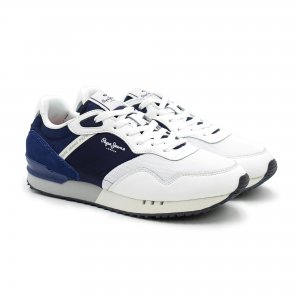 Мужские кроссовки (LONDON ONE ROAD M PMS30821), белые Pepe Jeans London. Цвет: белый