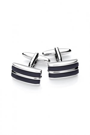 Cufflinks Vincenzo Boretti. Цвет: silver, black