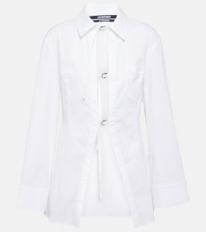 Рубашка la chemise lavior из смесового хлопка , белый Jacquemus
