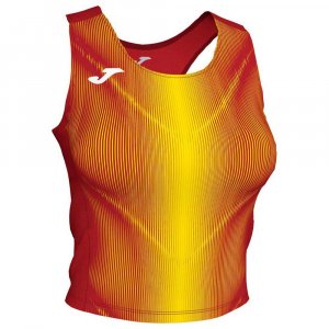 Спортивный бюстгальтер Olimpia Sleeveless T-Shirt, желтый Joma