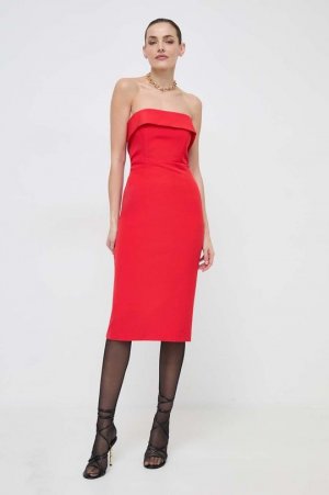 Платье , красный Bardot