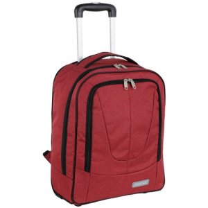 Чемодан-рюкзак , 35 л, размер S, красный POLAR. Цвет: синий