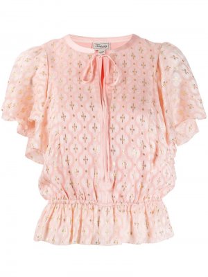 Блузка Suki с завязками Temperley London. Цвет: розовый