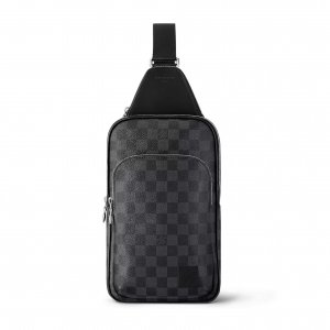 Сумка-слинг Avenue NM, черный/темно-серый Louis Vuitton