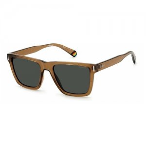 Солнцезащитные очки  PLD 6176/S 10A M9 M9, бежевый, оранжевый Polaroid. Цвет: бежевый