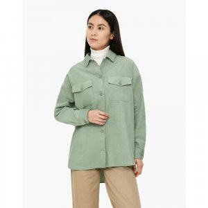 Рубашка , размер XXS-XS (36-40), зеленый Gloria Jeans. Цвет: зеленый