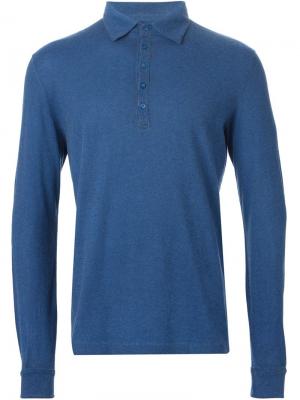 Рубашки поло Massimo Alba. Цвет: синий
