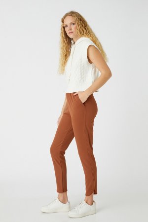 Женские джинсы плитки , оранжевый Koton
