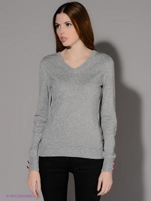 Пуловер Maison espin. Цвет: серый