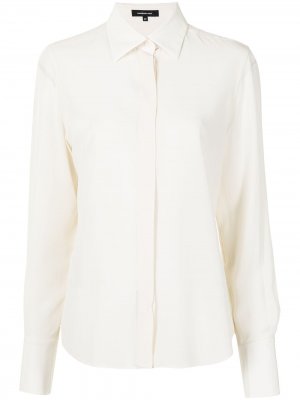 Шелковая блузка Barbara Bui. Цвет: белый