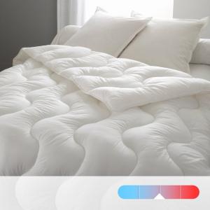 Одеяло синтетическое с чехлом из натурального материала, высокое качество BEST. Цвет: белый