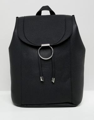 Рюкзак с кольцом -Черный New Look