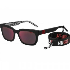 Солнцезащитные очки Hugo HG 1219/S 807 AO AO, черный. Цвет: черный