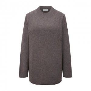 Пуловер из шерсти и кашемира By Malene Birger. Цвет: коричневый