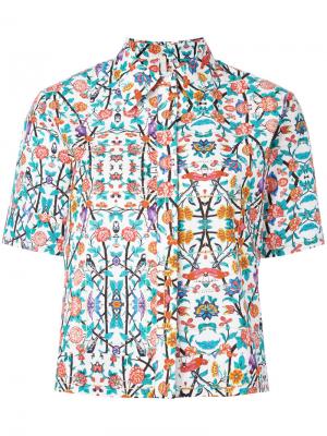 Рубашка Miahatami. Цвет: многоцветный
