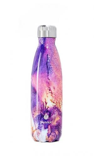 Бутылка для воды Vogue Stone емкостью 17 унций Manna. Цвет: серо-фиолетовый мульти