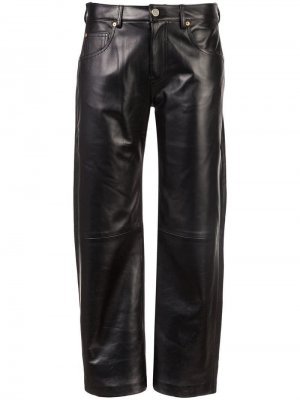 Укороченные брюки Khaite. Цвет: черный