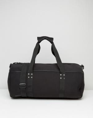 Черная спортивная сумка Systvm. Цвет: черный