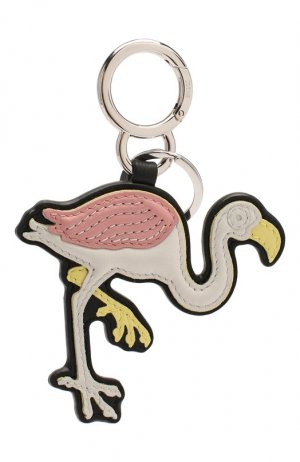 Кожаный брелок Flamingo Loewe. Цвет: розовый