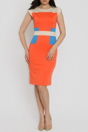 Платье Collezione di Ines. Цвет: оранжевый