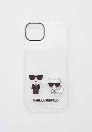 Чехол для iPhone Karl Lagerfeld 14 Plus. Цвет: прозрачный